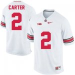 Men's NCAA Ohio State Buckeyes Cris Carter #2 College Stitched Authentic Nike White Football Jersey FY20T60RI